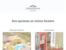 Tablet Screenshot of hjsanpedroresort.com.ar